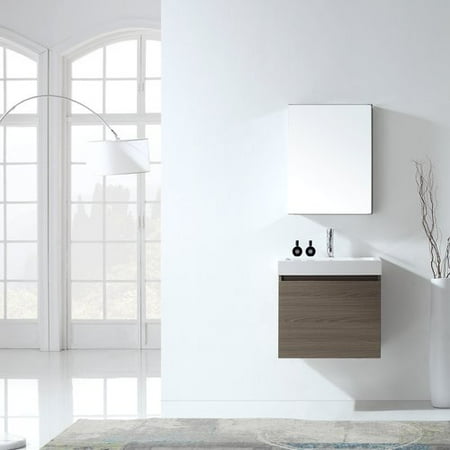 Brayden Studio Frausto 23 Wall Mounted Single Bathroom Vanity Set Brayden Studio Frausto 23 Wall Mounted Single Bathroom Vanity Set With Mirror