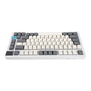 Darmoshark mécanique K8 Sans fil en trois modes 81-Key Clavier mécanique K81 clavier RGB Pleine couleur rétro-éclairage 18 Effets de l'éclairage Clavier rechargeable à chaud BT5.0 2.4G Fils