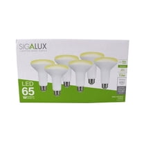 Sigalux Dimmable LED Flood Lights BR30 Bulbs Soft White 6 pack