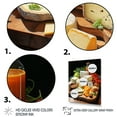 thumbnail image 3 of Designart "Cheese Board Food Gourmet wall art II" Food & Beverage Floater Framed Canvas Wall Art, 3 of 7