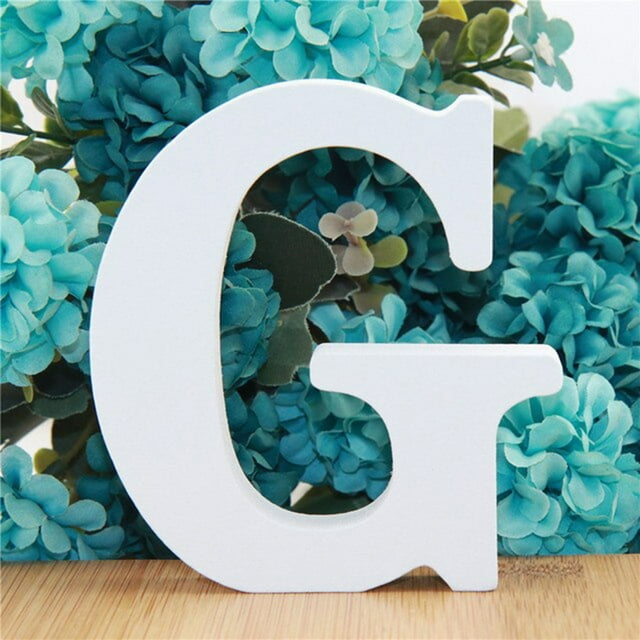 Wooden English Alphanumeric Ornaments Wooden Crafts DIY Letter Creativity 3.2 Inch Wooden Letter Wall Decoration Ornament Set Sister Ornament Ornament Elegant Ornament Fancy Ornament Snowflake