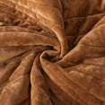 thumbnail image 6 of Ewayby Velvet Quilt King Size Set, Ultra Soft Bedspread Quilted Set for King Bed Coverlet, Golden Camel, 6 of 7
