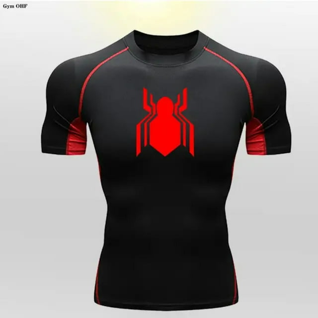LNGOOR T-shirt de Sport à Manches Longues pour Enfants, Compression, Séchage Rapide, Course, Gym, Entraînement Physique, Rashgard, Collants