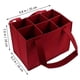 thumbnail image 4 of Baúles de almacenamiento, bolsa enfriadora de vino, bolsa para 6 botellas de vino con divisor, estuche de viaje con aislamiento para vino, bolsa térmica con asa, ideal para picnics, días de playa, fie, 4 of 5