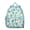 Sky-blue-46, variant on Tropical Flower and Leaves Students Backpack - Vintage Floral and Skull Design with Comfortable Dual Shoulder Support, Lightweight School Bag