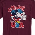 thumbnail image 3 of Disney - Americana - Mickey Mouse USA Flag - Adult Short Sleeve Graphic T-Shirt, 3 of 5