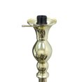 thumbnail image 2 of Elegant Designs 1 Light Torchiere Floor Lamp with Marbleized White Glass Shade, 2 of 8