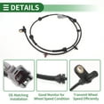 thumbnail image 4 of Sensores de velocidad de rueda ABS Unique Bargains Sensor ABS Sistema de frenos antibloqueo No.479001DA0A para Nissan Rogue 2008-2014 Trasero Izquierdo Trasero Derecho, 4 of 7
