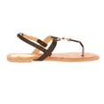 thumbnail image 2 of Victoria K Women's Circle Detail Rhinestone Embellished Fashion Sandal, 2 of 5