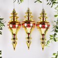 thumbnail image 5 of 12/15/20cm Christmas Decorations Color Gourd Hanging Home Decor 2023 New Year Craft Pendant Christmas Tree Water Drop Pendant, 5 of 5