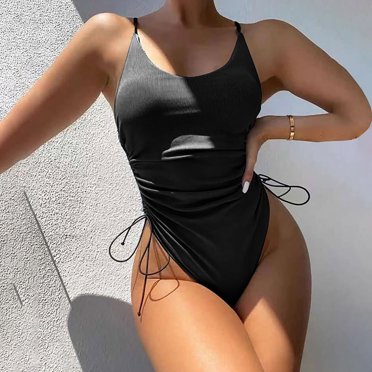 Qertyioot Womens Bikini Tops Sale New Fashion One-piece Sexy Backless Sling Small Fresh Swimsuit For Ladies s