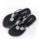 thumbnail image 2 of Chanclas para caminar, 1 par de chanclas planas informales para mujer, chanclas para mujer diseñadas para el futuro, 2 of 5