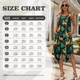 thumbnail image 2 of HELLHERO Leopard Pattern Summer Sleeveless Dresses, Asymmetric Sleeveless Sundress with Side Pockets Round Neck for Vacation, 2 of 8