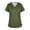 Army Green, variant on Scrub Tops for Women Medical V Neck Short-Sleeve Comfortable Tops Breathable Stretchy T-Shirts Durable Clothing Army Green M