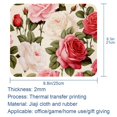 thumbnail image 5 of Rose Mousepad 8.3x9.8 Inch Square Non-Slip Rubber Bottom Printed Desk Mat - Suitable for Office and Gaming, 5 of 6
