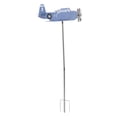 thumbnail image 1 of Véana Meteorológica De Avión, Construcción Estable Avión Giratriz De Viento Iron Y Acero Inoxidable Resistente De óxido Azul Para Patio, 1 of 7