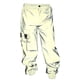 thumbnail image 2 of Penkiiy Hombres Pantalones reflectantes Pantalones con cremallera transpirables Casual Night Sporting Jogger 3XL Gris, 2 of 7