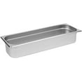 thumbnail image 4 of TrueCraftware- Half Size Long 4" Deep Stainless Steel Anti-Jamming Steam Pan 24 Gauge- Steam Food Pan Anti-Jam Steam Table Hotel Pan for Restaurant Family Events Personal Catering Use, 4 of 6