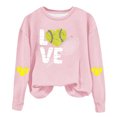 thumbnail image 1 of Timegard Chandail en Molleton pour Femmes Col Rond Manches Longues Pull Confortable Tenues de Mode Hiver Légères, 1 of 4