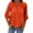 Orange, variant on ZHUASHUM Woman Top For Women Three Quarter Sleeve Soft T