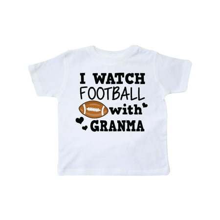 

Inktastic I Watch Football with My Granma Gift Toddler Boy Girl T-Shirt