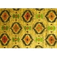 thumbnail image 1 of Ahgly Company Indoor Rectangle Southwestern Yellow Country Area Rugs, 2' x 5', 1 of 4