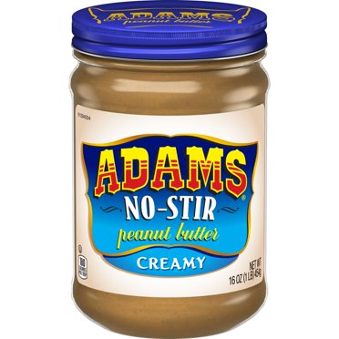 Great Value No Stir Creamy Natural Peanut Butter Spread, 40 oz ...