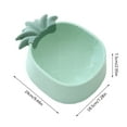 thumbnail image 2 of 800ml Anti-Spill Pet Bowl - Cartoon Pineapple Design, Non-Tip Base - Large Capacity, Easy to Clean - for Cats & Dogs, 2 of 3