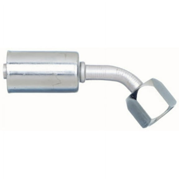 Gates Female SAE 45 Flare Swivel - 45 Bent Tube - Aluminum (PolarSeal ACA)