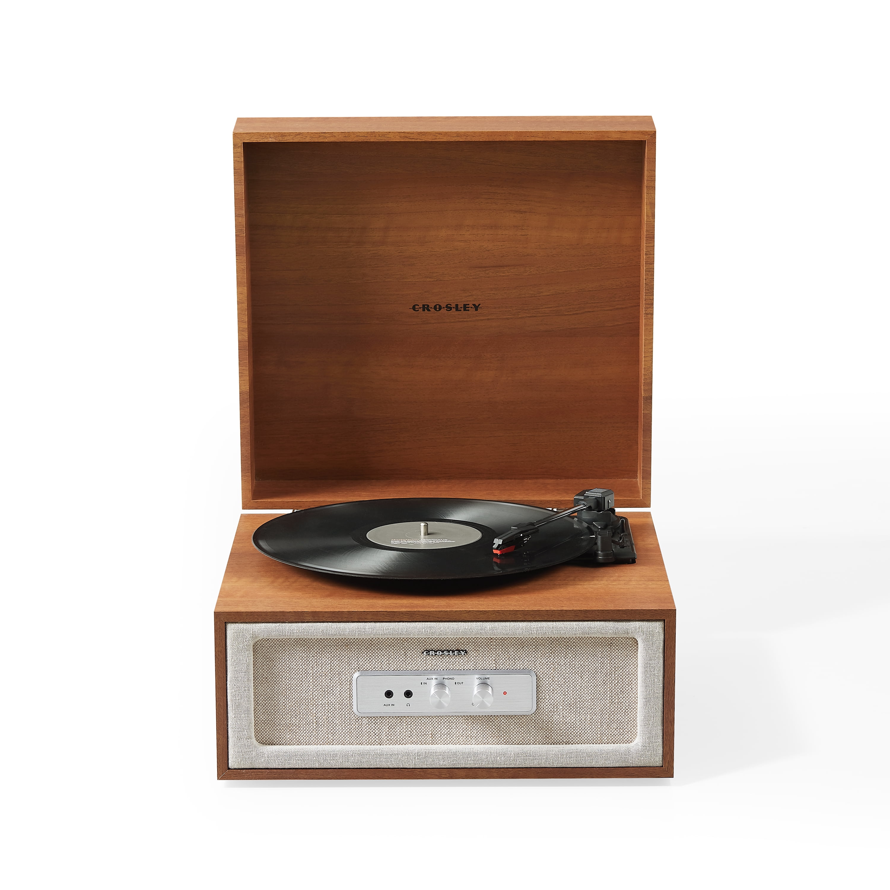 Crosley Rohe Record Player In Natural