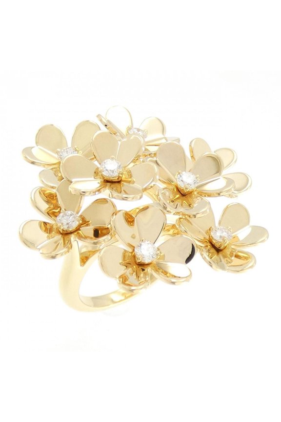Pre-Owned Van Cleef & Arpels Frivole Ring 8 Flowers