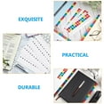thumbnail image 4 of LNGOOR 40 Sheets Page Markers Tabs Alphabet Tabs Plastic Notebook Alphabetical Tabs Self-adhesive Page Tabs, 4 of 8