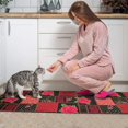 thumbnail image 3 of Pioneer Flower Floral Print Pattern Kitchen Rugs Sets Of 2, Anti Fatigue Non Slip Washable Floor Mats for Kitchen Sink Laundry, 17X30 Inch + 17X47 Inch, 3 of 6