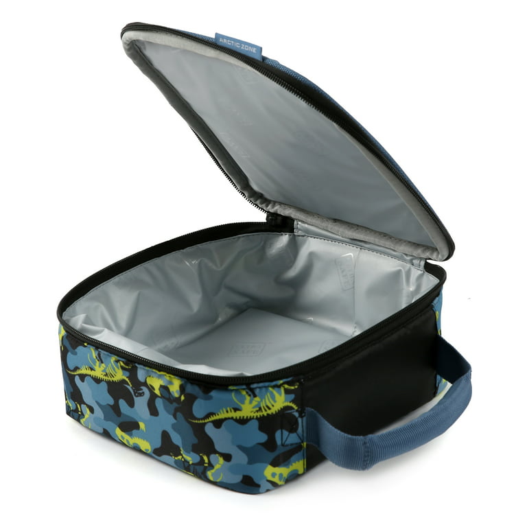 Arctic Zone Reusable Lunch Box Combo Kit with Accessories, Leopard Print 