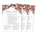 thumbnail image 1 of Inkdotpot 50-PackFloralWhy Do We Do That Bridal Wedding ShowerGameBachelorette Party ActivityGameCards, 1 of 7