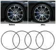 thumbnail image 3 of Wheel Rim Protector, 18 Inch Car Wheel Rim Protectors Guard, Aluminium Alloy Wheel Hub Rim Ring Guard Strip, Self Adhesive, Set of 4 Rim Protector, Easy to Install, 3 of 7