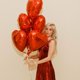 thumbnail image 5 of 50 Uds celebración de boda 18 pulgadas amor rojo globo de membrana de aluminio Día de San Valentín propuesta de matrimonio presentación decoración de fiesta, 5 of 5