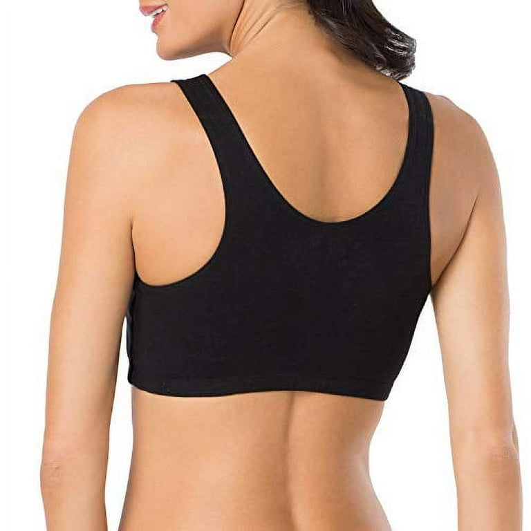 Fruit of the Loom Women's Built-up Sports Bra (Pack of 6)