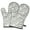 White Christmas Icon, variant on Cute Oven Mitts,White Christmas Gnome and Light Pattern Oven Mitt 2-Pack Set,Kitchen Gloves for Oven,Heat Resistant Oven Mitts 7.7"x12"