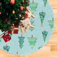 thumbnail image 5 of GZHJMY Winter Green Christmas Tree Christmas Tree Skirt 36" Christmas Decorations Indoor Outdoor Tree Skir for Home Holiday Party Decorations Gift, 5 of 5