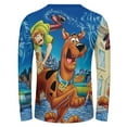 thumbnail image 3 of Scooby Doo Men's Graphic T Shirts Long Sleeve Printed Tee Tops Autumn Casual T-Shirt Fall Clothes S, 3 of 6