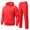 Red01, variant on Dwelliawo Sweatsuits for Men 2 Piece Solid Color Full Zip Relaxed Fit Pullover Hoodies Joggers Athletic Pants Set Fleece Winter Suit with Pockets Light Blue XL