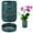Green, variant on Bottlepic Ceramic Orchid Planter with Holes, Orchid Pots with Tray for Indoor and Outdoor Plants Home Garden Decor