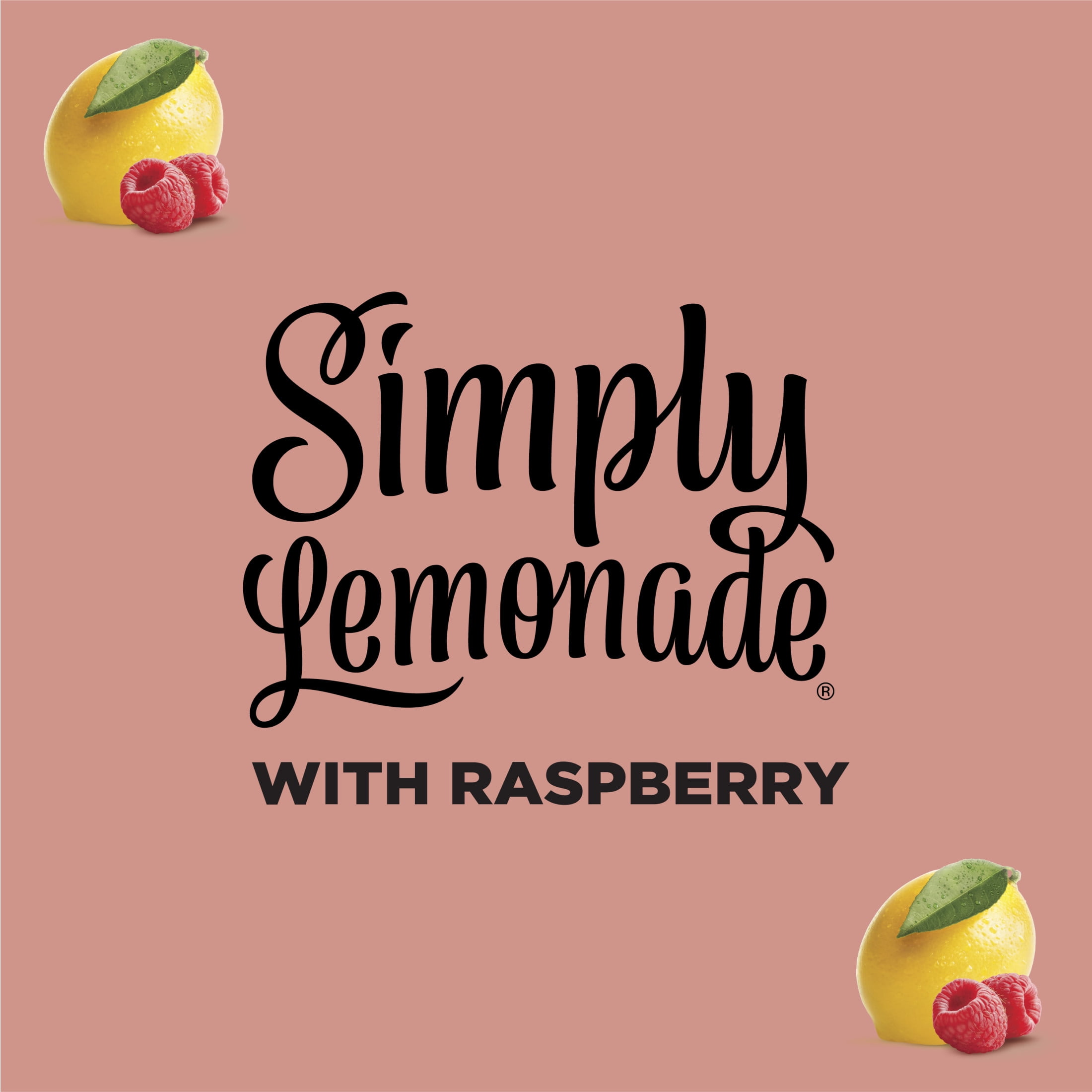 Simply Non GMO All Natural Raspberry Lemonade Raspberry, 52 fl oz Bottle-Pack Of 6