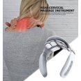 thumbnail image 5 of Masajeador de cuello portátil Alivio del dolor Masajeador cervical Pulso inalámbrico inteligente para aliviar el dolor de cuello Relajarse, 6 modos de masaje, función de calefacción, 5 of 5