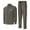 Black 2Pipe Gray, variant on Men's 2 Piece Tracksuit Set - Full Zip Hoodie & Jogger Pants, Athletic Casual Sweatsuit for Gym, Running, Jogging & Streetwear Charcoal L
