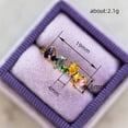 thumbnail image 6 of APIPEE Classic Anniversary Valentine's Day For Her Gift for Wife High Quality Sparkling AAA Zircon Cubic Zirconia Ring Ideal Jewelry Gift Comes in Elegant Box, 6 of 8
