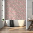 thumbnail image 3 of Tempaper Flamingo Ballerina Pink Tropical Peel and Stick Wallpaper, 20.5" x 16.5', 3 of 9