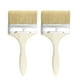 thumbnail image 4 of Uxcell 5 pulgadas brocha de pintura de chip con cerdas sintéticas y mango de madera para tratamiento de paredes 2 piezas, 4 of 5