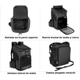 thumbnail image 5 of Mochila Transportadora para Llevar Mascotas Perros y Gatos Portatil de Viaje para aerolinea o en Ciudad. Estable, Transpirable y Comoda por Dentro. Expandible para Mayor Comodidad. (Negro), 5 of 5